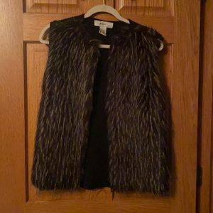 Faux Fur Vest. Like new. Soft and Comfortable